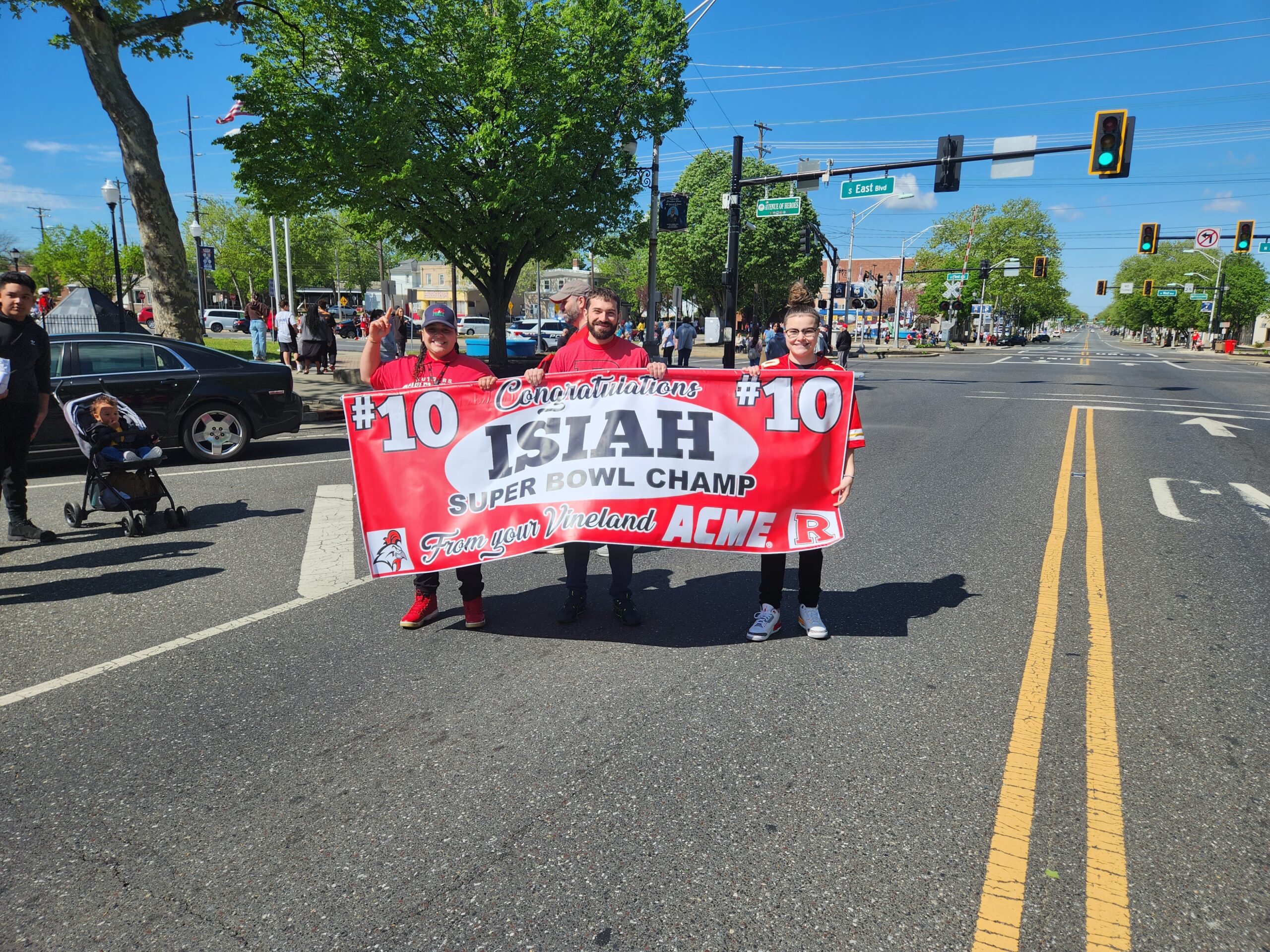 Vineland hosts parade for local Super Bowl champion Isiah Pacheco