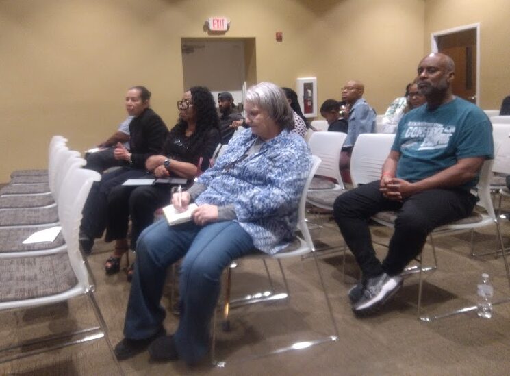 A crowd attends the Affordable Futures for New Jersey Seminar put on by the NAACP of Gloucester County and The Perfecting Church affiliate Loving Our Cities, which was sponsored by The NJ Participation Project on May 7. Photo by Monique Howard